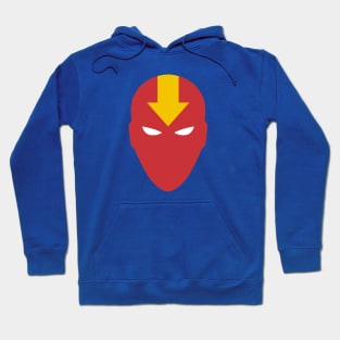 Red Tornado Mask Hoodie